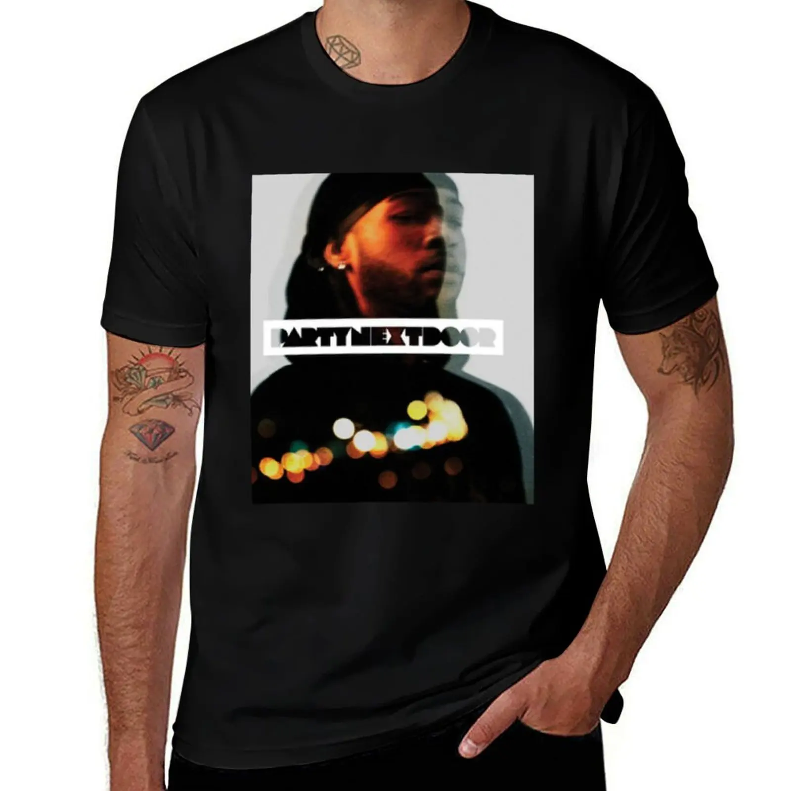 

Partynextdoor Album Cover T-Shirt man t shirt heavy cotton t shirts for man graphic tees man tshirt T-shirt