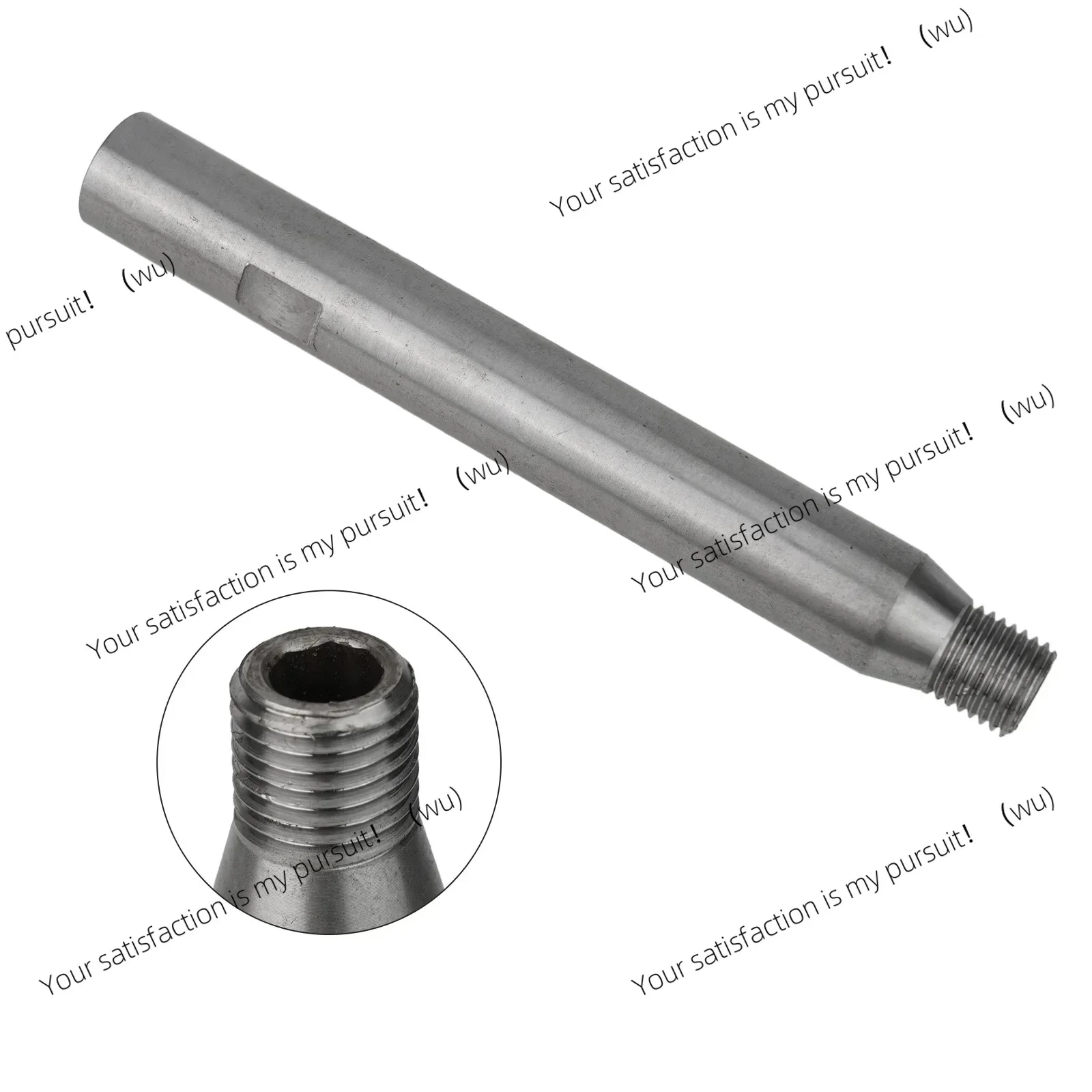 Diamond Core Bit Extension Thread Extension Rod Outdoor 45 # Steel Core Bit Diamond For M22 Thread Extension Rod Silver