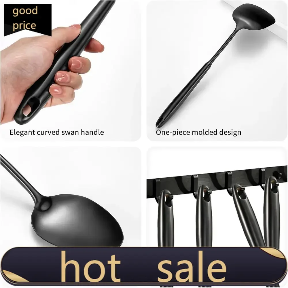

Activity price 5Popular12-Piece Stainless Steel Matte Kitchen Utensil Set with Spatula, Ladle, Spoon, Skimmer, Turner, Pasta S