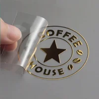 100 Uds. Pegatina de transferencia personalizada 3D, pegatina de transferencia dorada y plateada brillante, logotipo de la empresa, impresión UV de boda, pegatina de transferencia personalizada