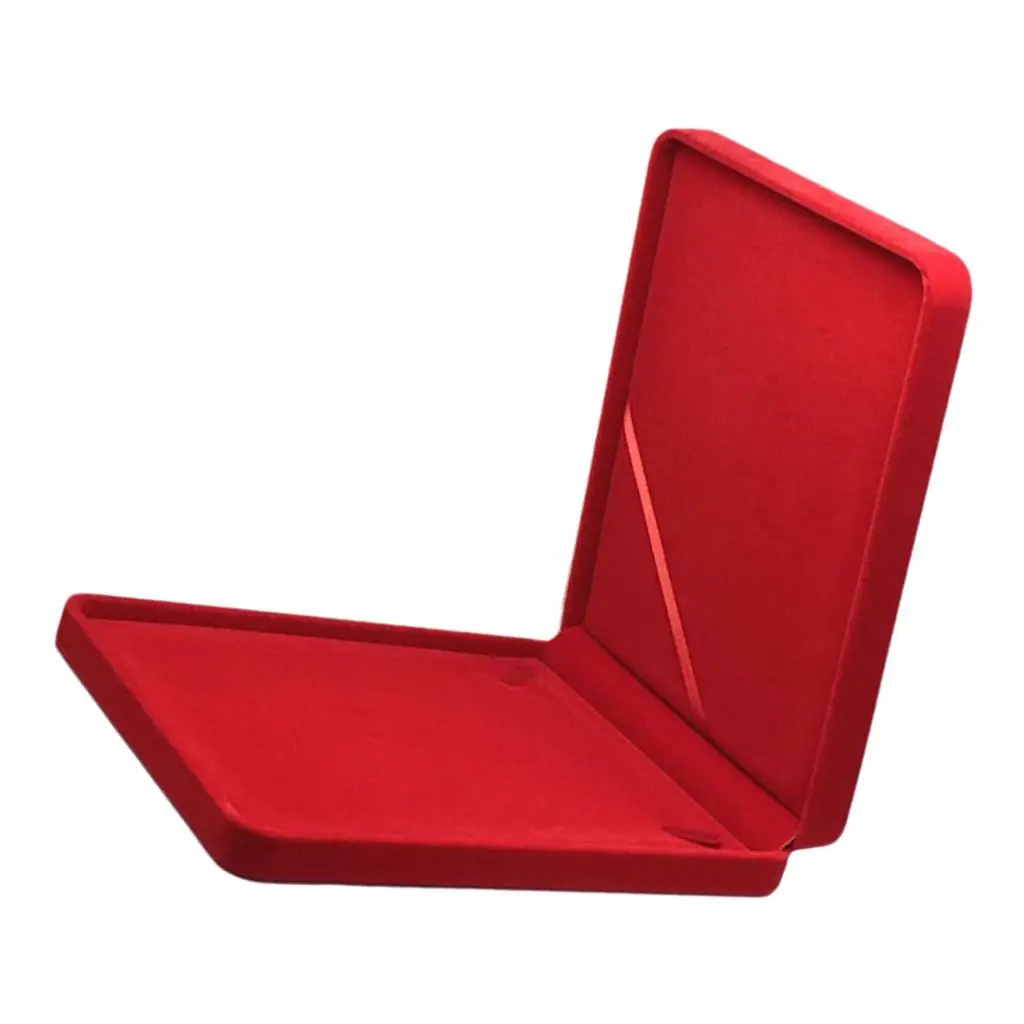 

Jewelry Storage Box Velvet Necklace Display Organizer Luxury Jewelry Holder for Special Occasion Gifts