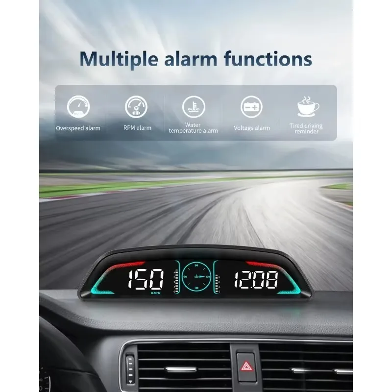 Medidor OBD2 para Auto, HUD Multifunción, Velocímetro, Temperatura del Agua, Pantalla Head-Up B3, Electrónica para Auto, Accesorios Universales 2026 3