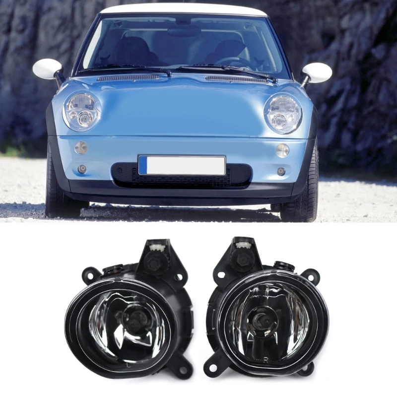 Driver/Passenger Side Fog Light Replacement Front Fog Lamp for R52 R53 63176925049 63176911721 Auto Accessory