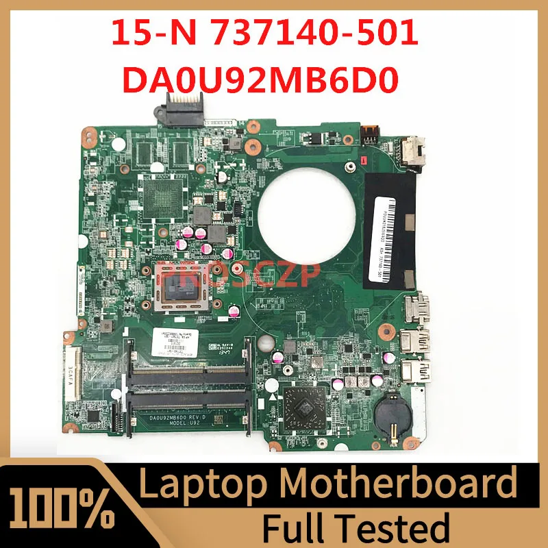 

737140-501 737140-001 737140-601 Mainboard For HP 15-N Laptop Motherboard DA0U92MB6D0 With A8-4555M CPU 100% Tested Working Well