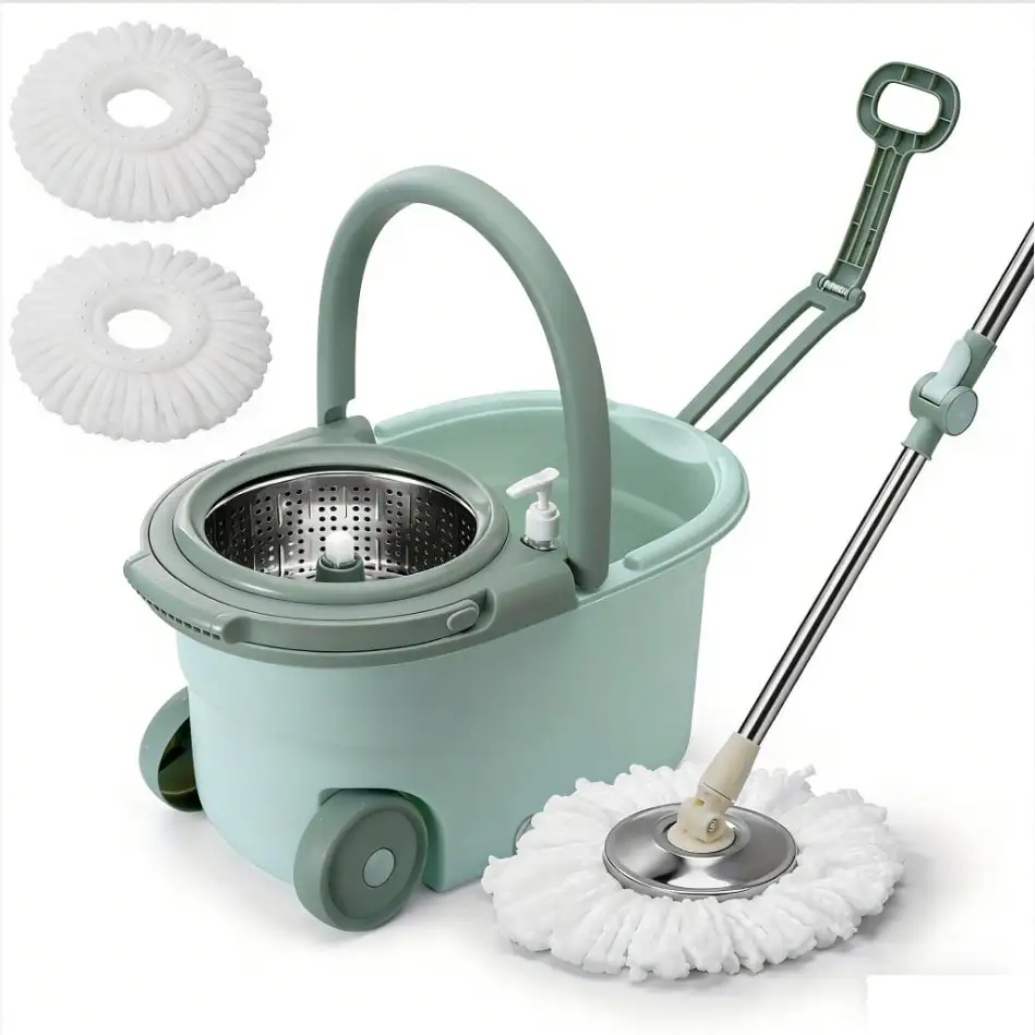 360° Spin Mop And Bucket System With Wringer - 61