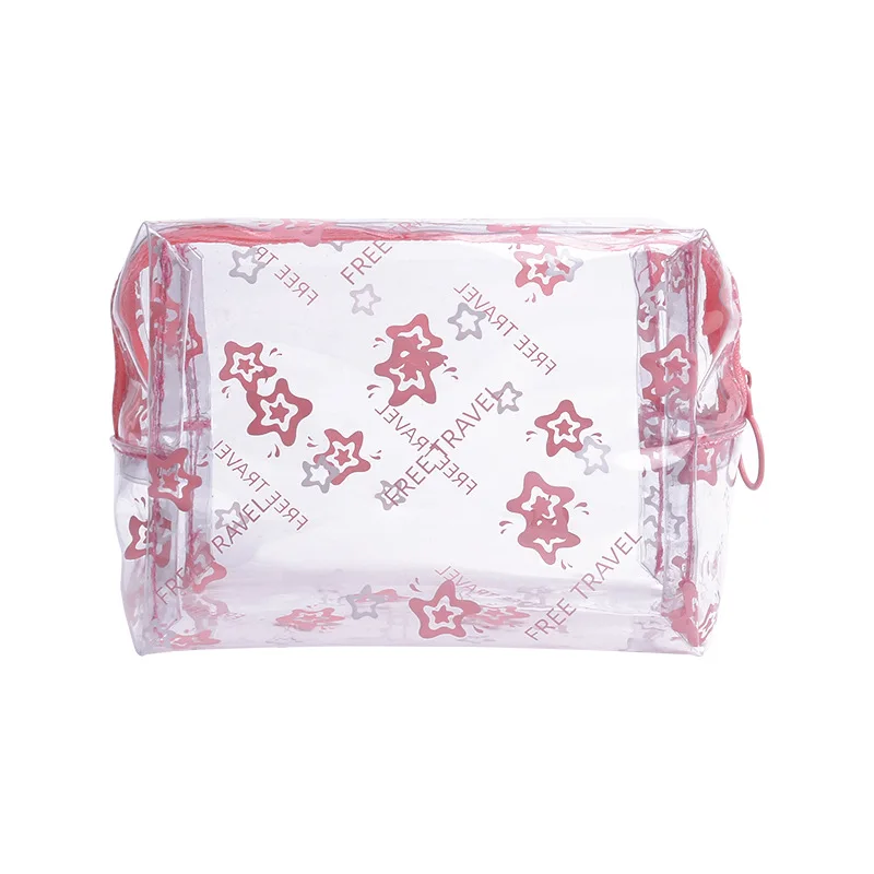 Bolsa De cosméticos De dibujos animados para mujer, bolsa De Maquillaje impermeable con cremallera, Neceser De viaje, estuche De belleza, Organizador