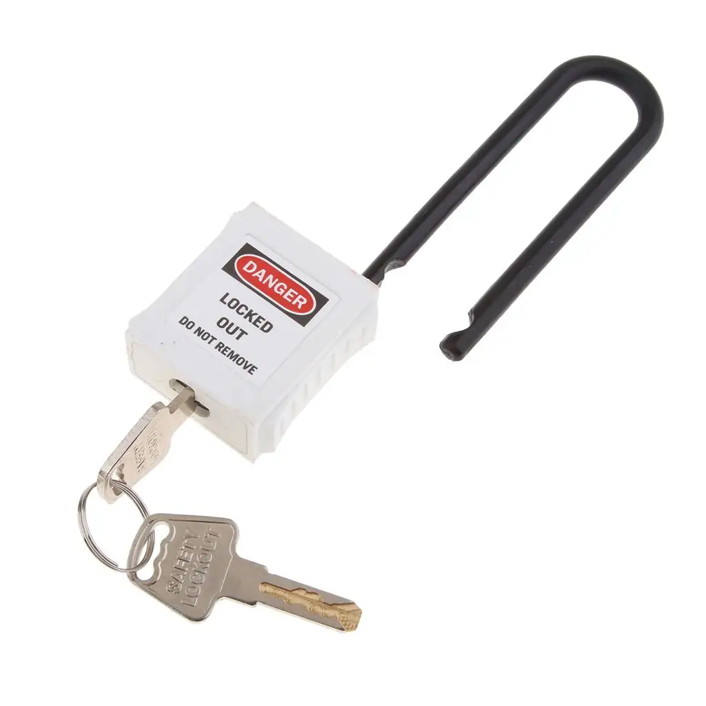 Isolation Lock Safety Padlock Outdoor Waterproof High Visibility Keyed Padlocks for Safe Equipment Shutdown