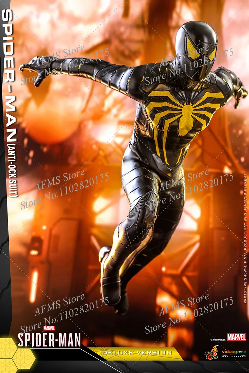 Hottoys ht vgm45 vgm441/6 escala figura colecionável homem aranha anti polvo batalha terno 12 Polegada homem soldado figura de ação modelo