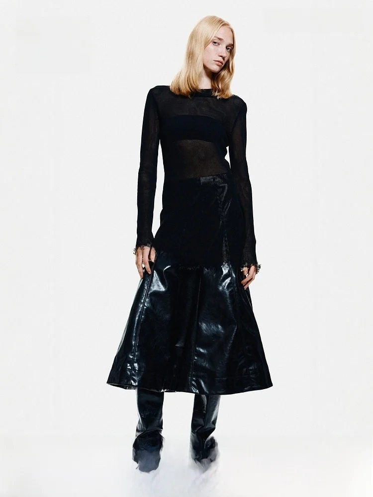 

Модная женская футболка с бисером, летняя новинка H&M, повседневный стиль, с длинным рукавом, стандартный крой, для ежедневной носки 1310240