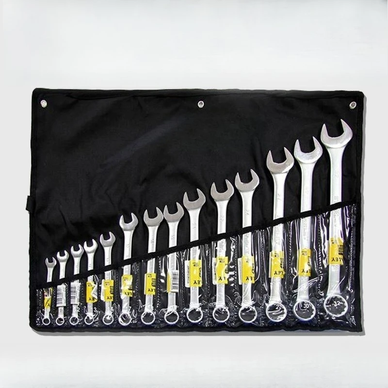 

Plum blossom opening dual-purpose wrench, double-head auto repair wrench set