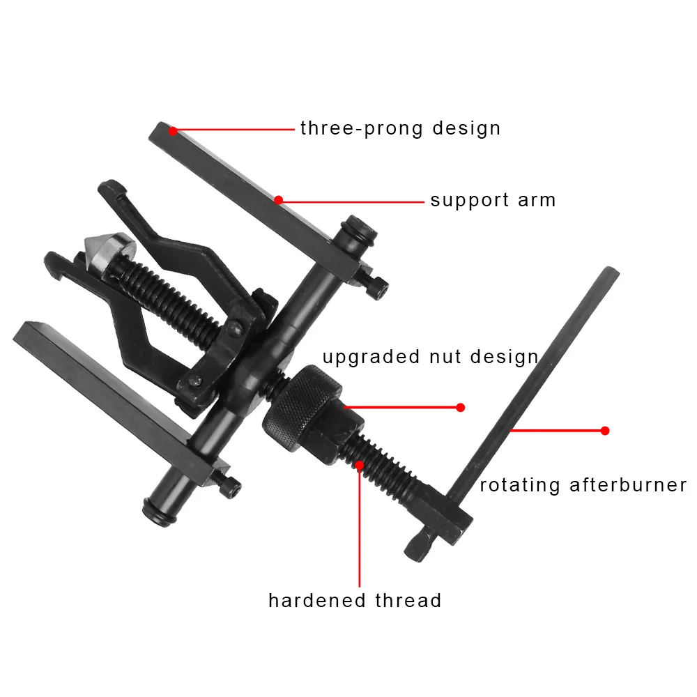 

Heavy Duty 3 Jaw Bearing Puller Set Universal Car Wheel Gear Pulley Removal Tool Automotive Repair Maintenance Kit