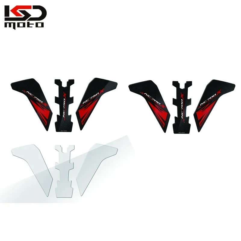 

Motorbike For NC700X NC750X NC 750 X 2018 2019 2020 2021 Tank Pad Protector Sticker Decal Gas Knee Grip Tank Traction Pad