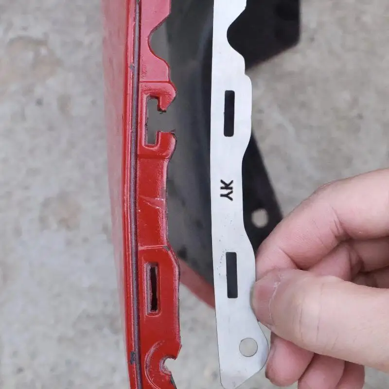 New#2Pcs Front Bumper Repair Metal Plate Buckle Broken Opening Rotten Buckle Repairer Bracket For 9th Generation Civic 2012-2016