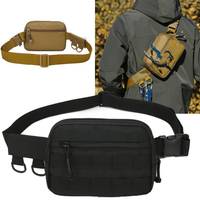 Tactical Molle Chest Bag Belt Waist Bags Outdoor Camping Sport Phone Pouch Cycling EDC Tool Pocket Hunting Multiple Fanny Pack