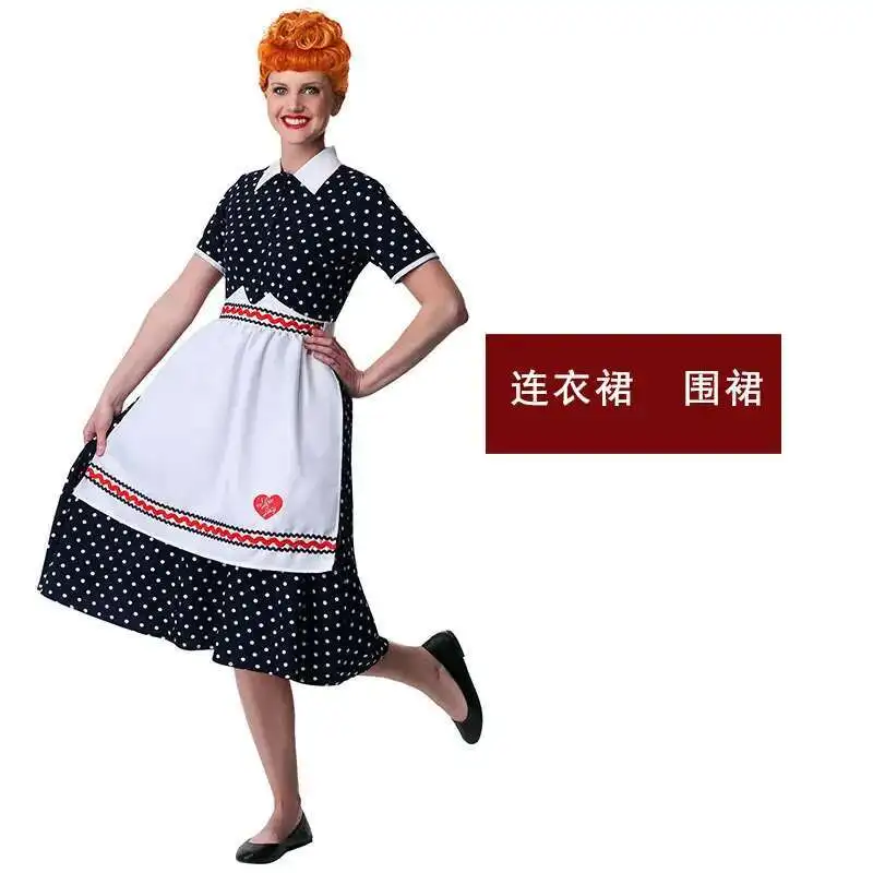 

Halloween stage performance American sitcom soap I love Lucy's leading role in costume
