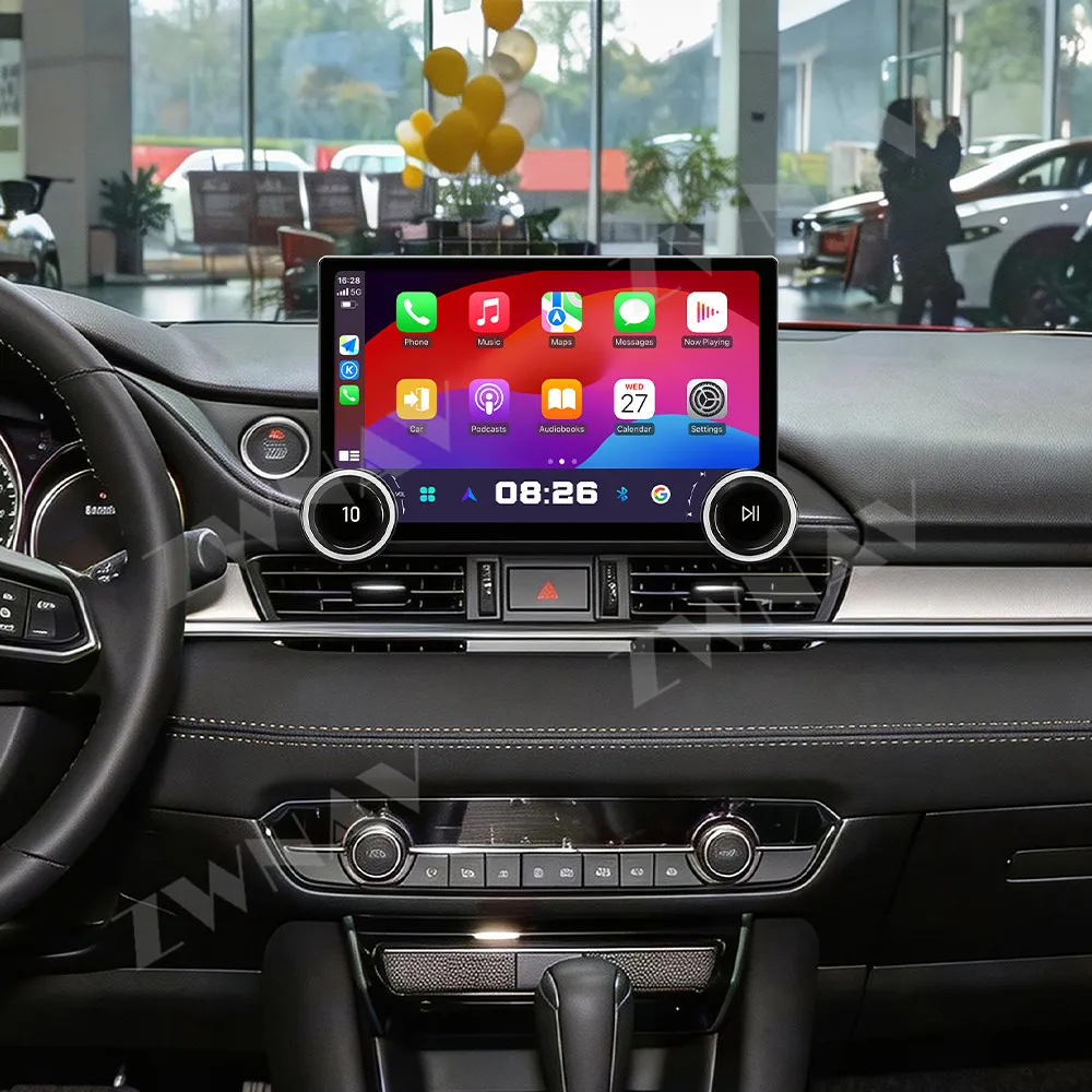 11.5 inch Touch HD Screen Android 15 For Mazda 6 2020-2022 Multimedia Player Stereo GPS Navigation Auto Radio Heat Unit