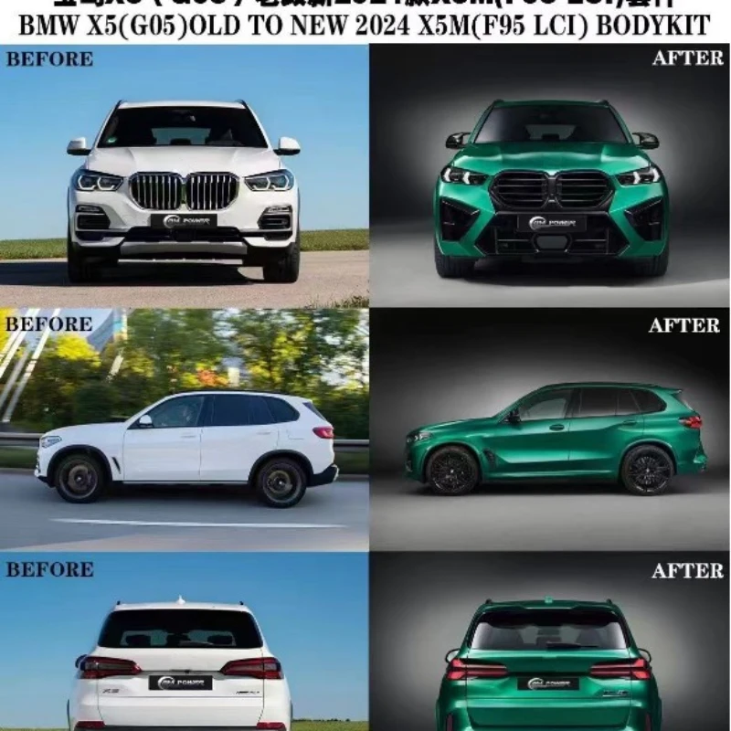 

FOR 18-22 BMW X5 upgraded to 24 X5M body kit, headlights and taillights, old to new modification