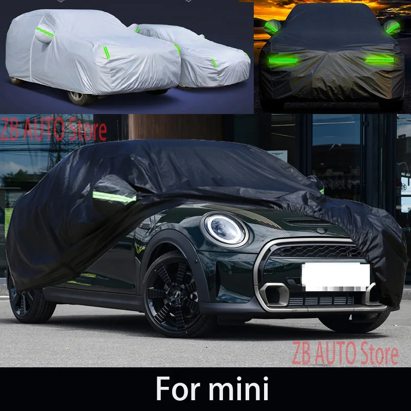 

For mini Outdoor Protection Full Car Covers Snow Cover Sunshade Waterproof Dustproof Exterior Car accessories