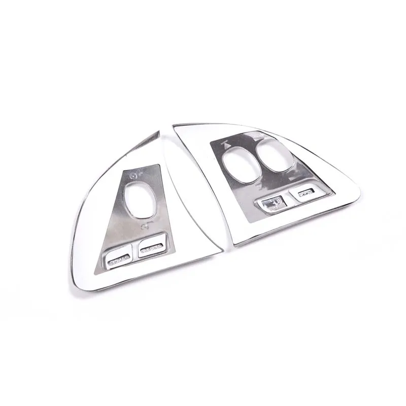 For Jaguar XF 2012-2015 Stainless Steel Silver Car Steering Wheel Buttons Decorative Stickers Car Interior Accessories - view 4