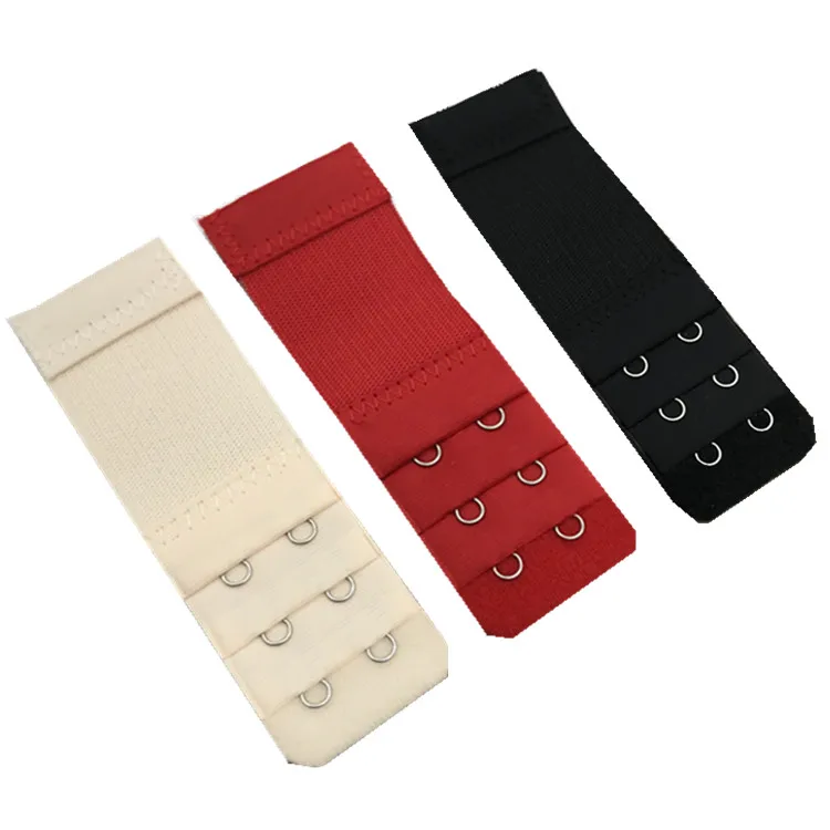 5 Colors 2 Hook Bra Extender for Women Elastic Bra Underwear Extension Strap Hook Clip Expander Adjustable Belt Buckle Intimates