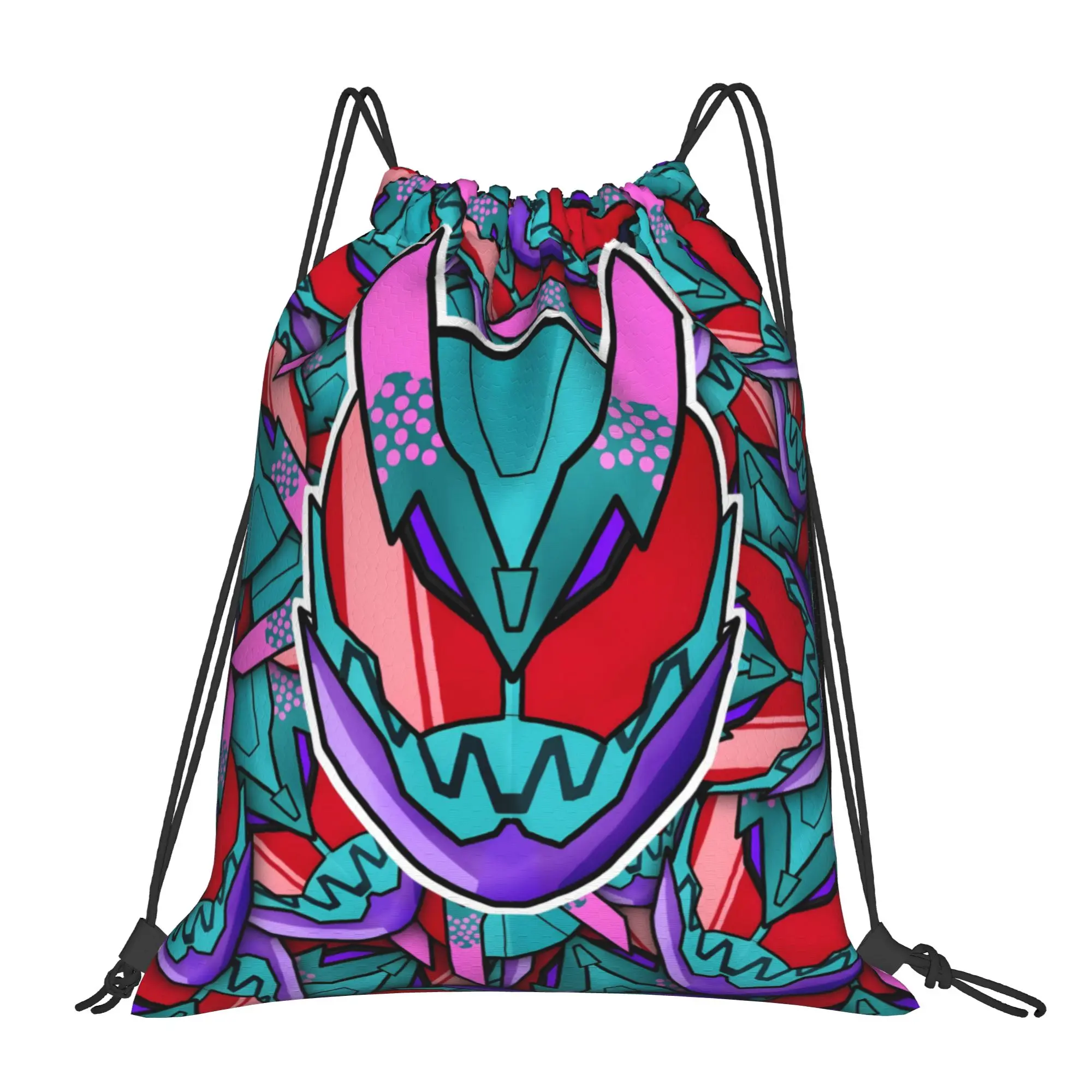 1 pc Vice Head Kamen Rider Anime Drawstring Bags Sports Unisex Storage Bag