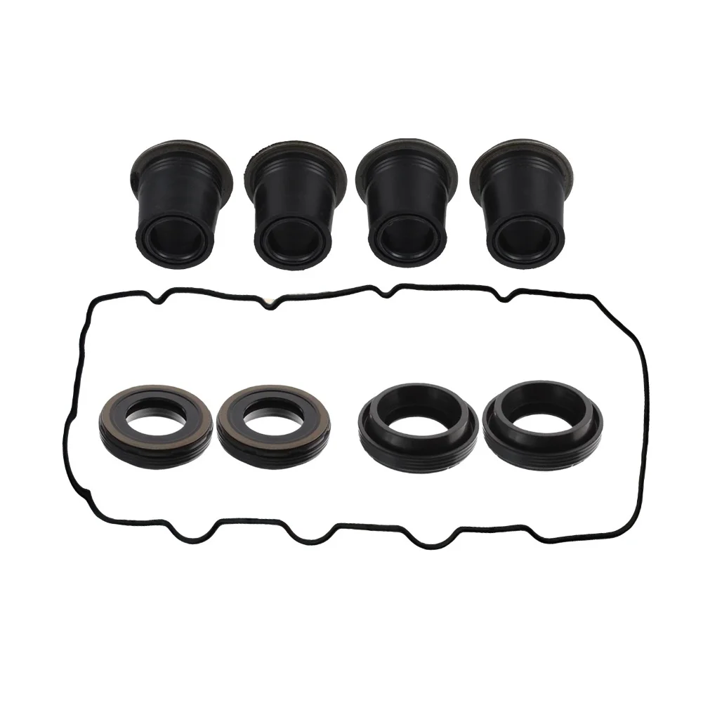Fuel Injector Rocker Cover Gasket Seal Kit 9pcs For Toyota Hilux KUN16 KUN26 KUN122 KUN126 Diesel 1KD-FTV 2KD-FTV Engines