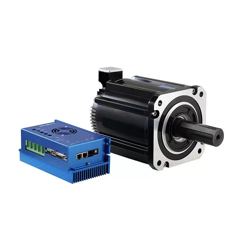 

FLIER High Power Brushless DC Motor 1kw 1.5kw 2kw 3kw 48v Square 310v 3000rpm BLDC Motor For Robots With Controller