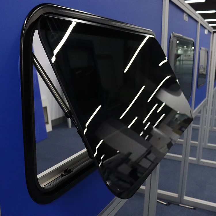 Factory Direct Supply RV Auto Parts 500*450mm Van Side Window RV Hinged  Window Rv Camper windows