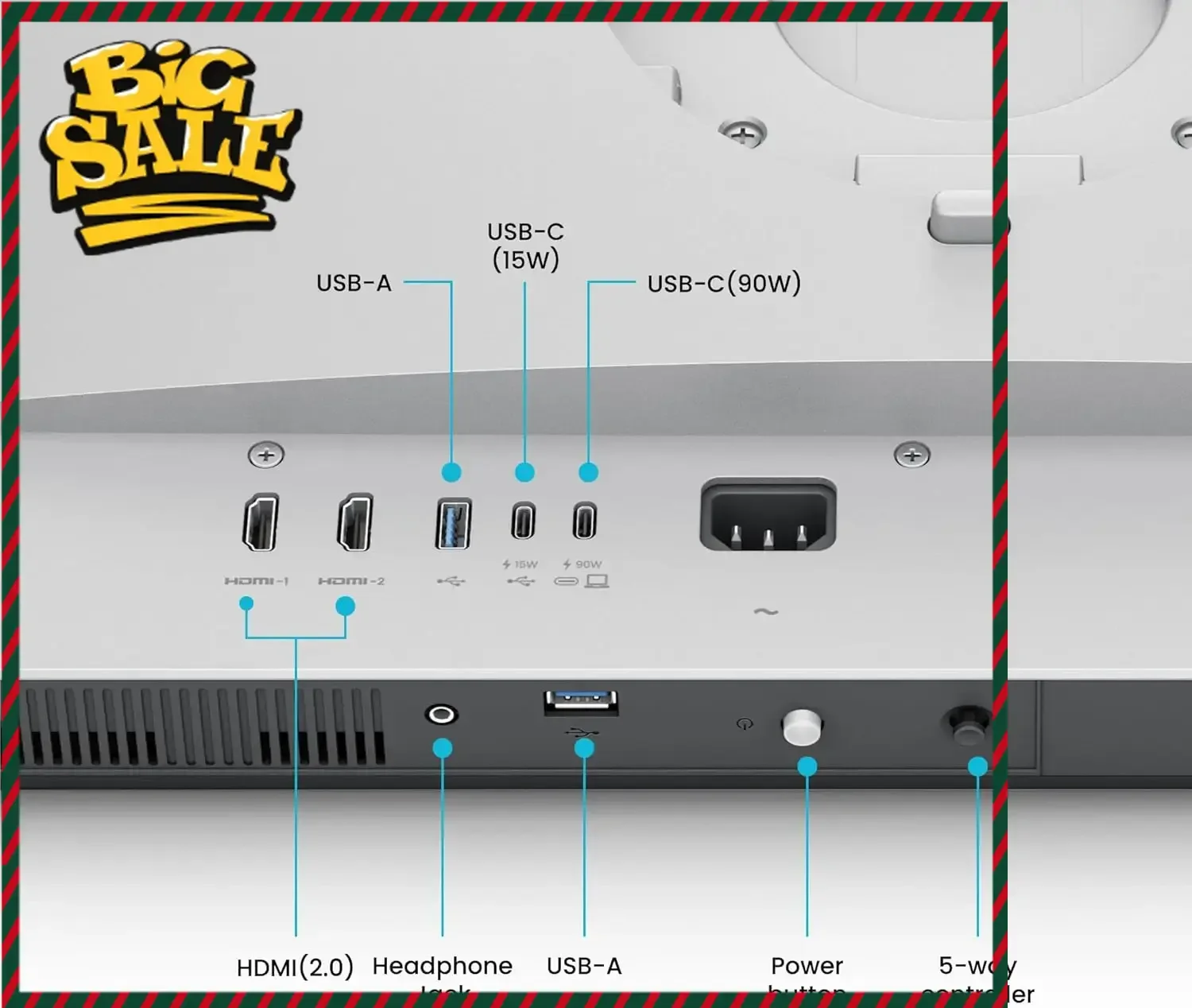 

Монитор Hardware MA270U 27 дюймов 4K 3840x2160 для MacBook ® Pro/Air, два порта USB-C, поддержка Power Delivery 90 Вт, цвет в тон Mac, USB-хаб, Brightn