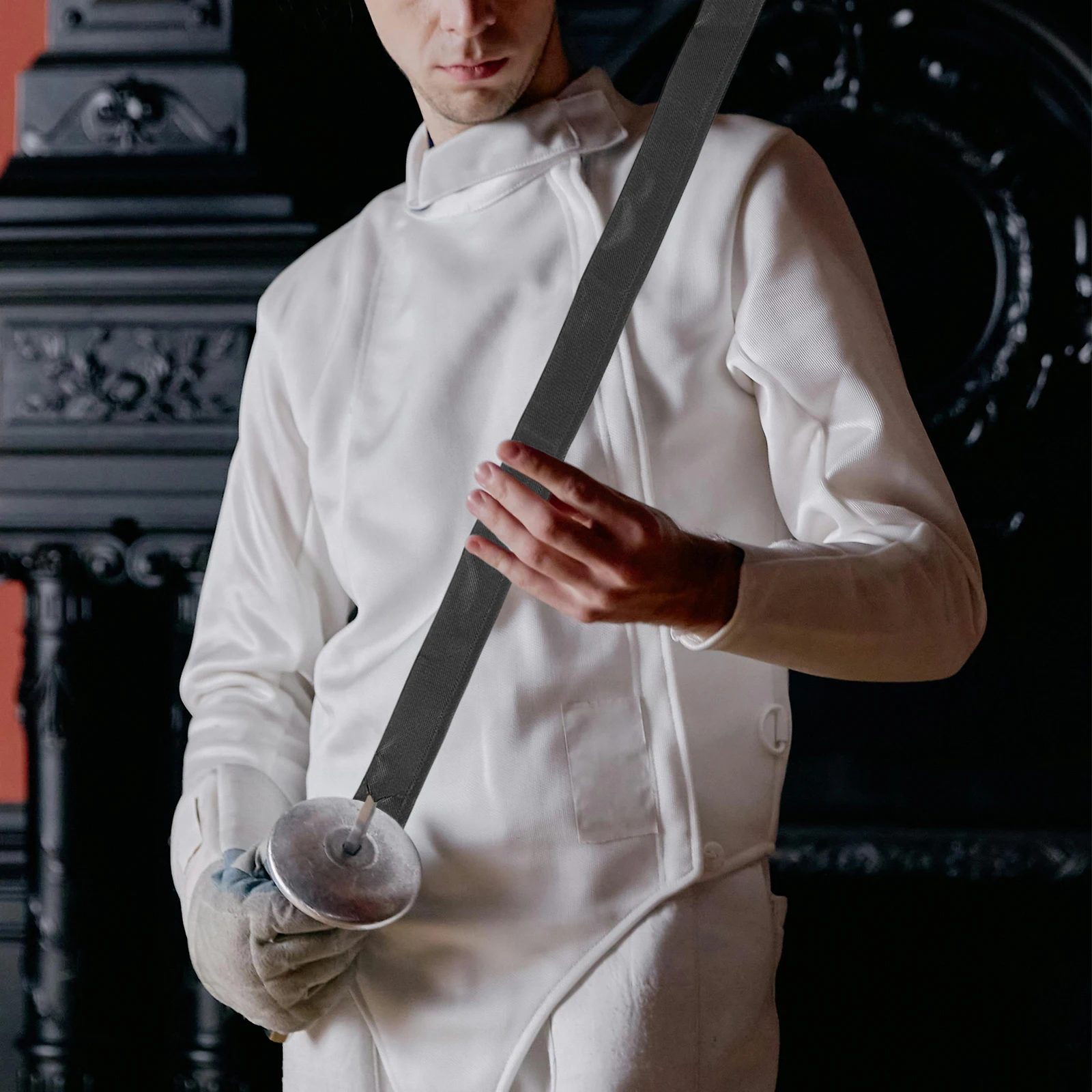 

Fencing Bag Gear Supplies Electric Sword Shoulder 600d Nylon Cloth Carrying Case
