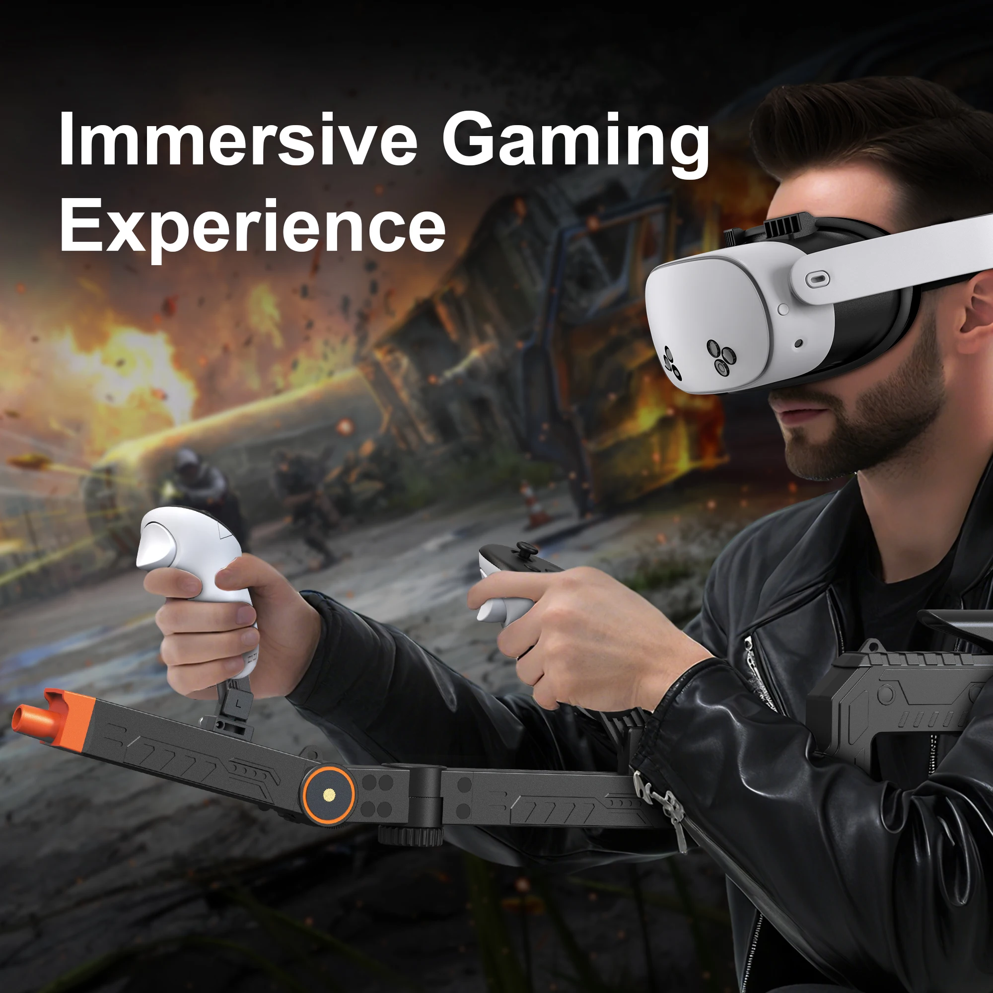 

Кронштейн для VR-шлема, совместимый с Meta Quest 3/Quest 3S, с магнитной регулировкой, аксессуары, наплечные ремни для FPS-игр
