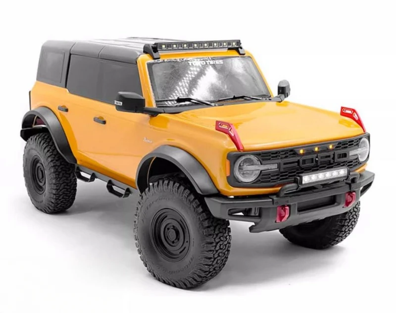 1/10 Crawler truck Grill with light. Traxxas trx4 2021 bronco Option part. Remote Control toys