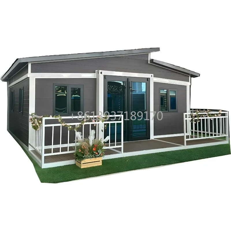 Generic Prefabricated Expandable Mobile Container House Modern Sturdy Steel Storage Container Guest House Building