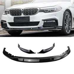 Car Front Bumper Spoiler Lip Lower Splitter For BMW G30 G31 5 Series M-Tech M Sport 2017 2018 2019 2020