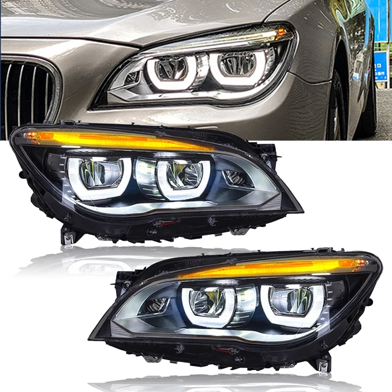 

New LED Modified Car Front Headlamp for BMW 7 Series F01 F02 Headlights 2009 10 11 12-2015 730i 740i 750i 760i Auto Accessories