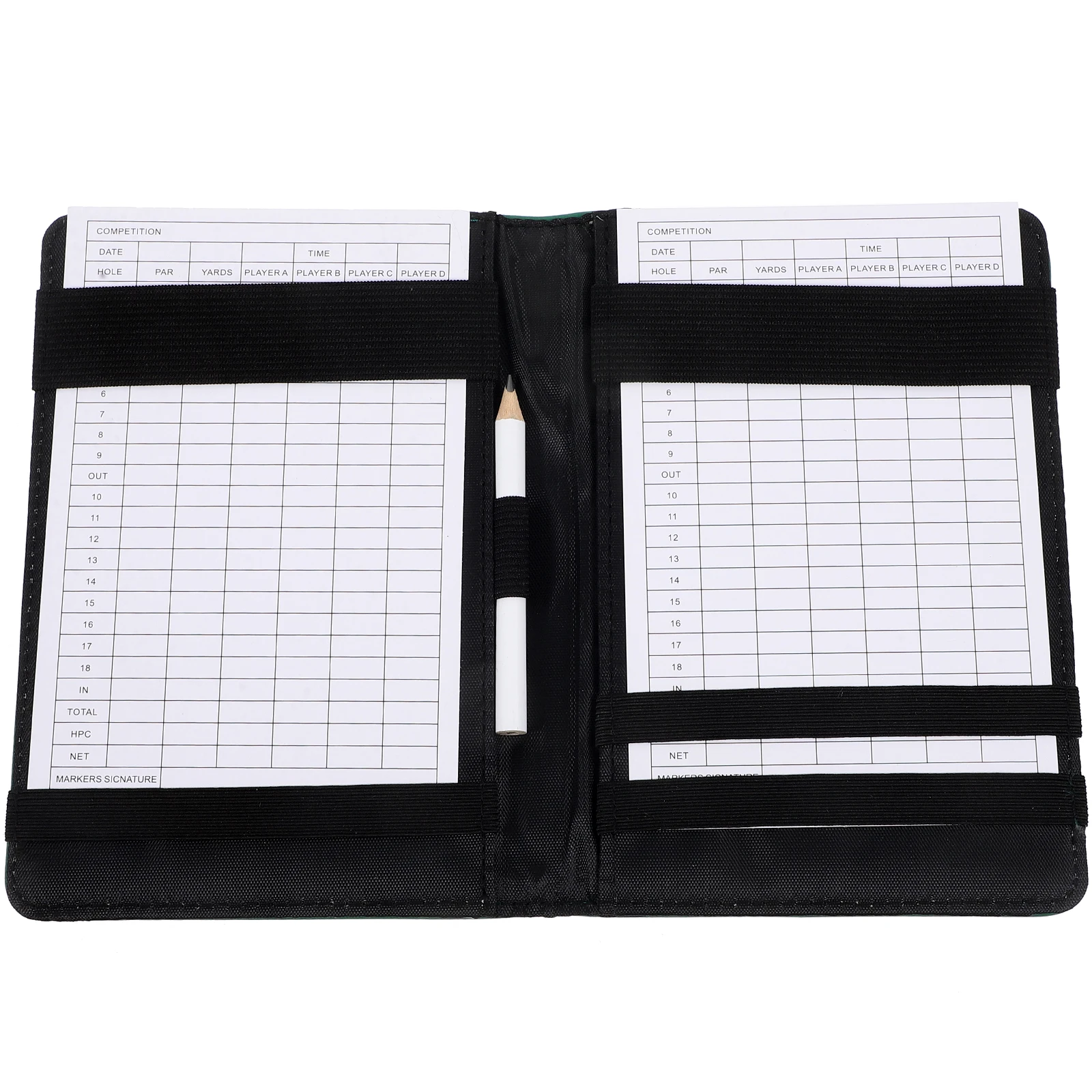 

Golf Book Portable Scorecards Holder Compact Lightweight Record Notebook Durable Material Design Perfect Gift