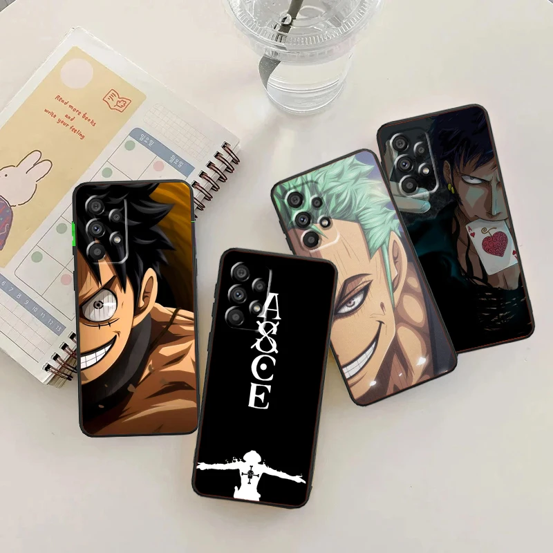 

Anime O-Ones P-Pieces Cartoon For Samsung A53 A52 A33 A32 A51 A71 A21S A13 A73 A55 A22 A23 A35 A72 A54 A12 5G Black TPU
