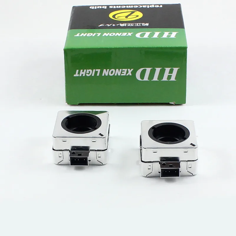 D1S를 D2S로 변환하는 어댑터 전구 소켓, 35W 55W D1C D2R D2S 제논 HID 전구 베이스, 12V 자동차 헤드라이트 변환기 D1D2 중고
