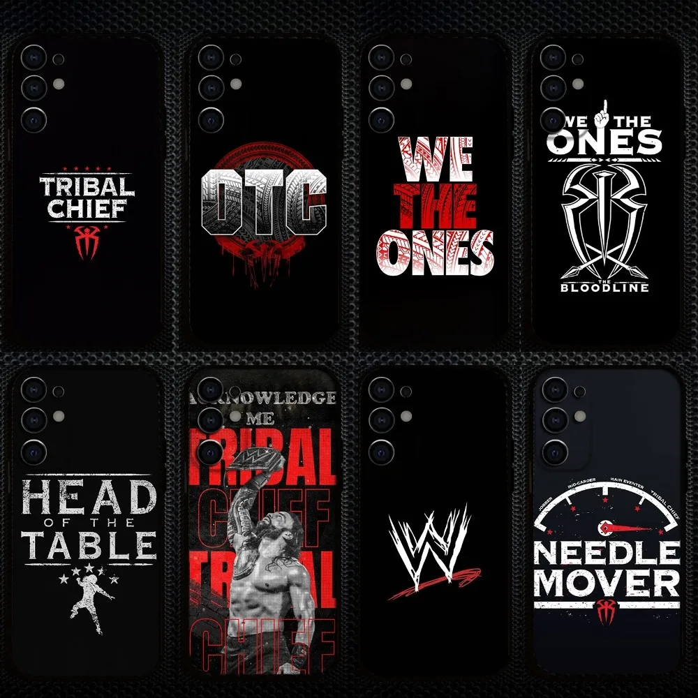 

OTC WWE Phone Case For Samsung S25/S24/S23/S22/S21/S20/Plus,Fe,Lite/Others Black Cover