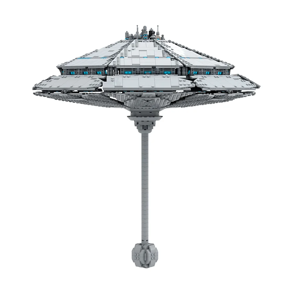 

MOC Cloud City Project Building Blocks Model Future High Technology Sky City Bricks Assembly Educational Toys Kids Birthday Gift