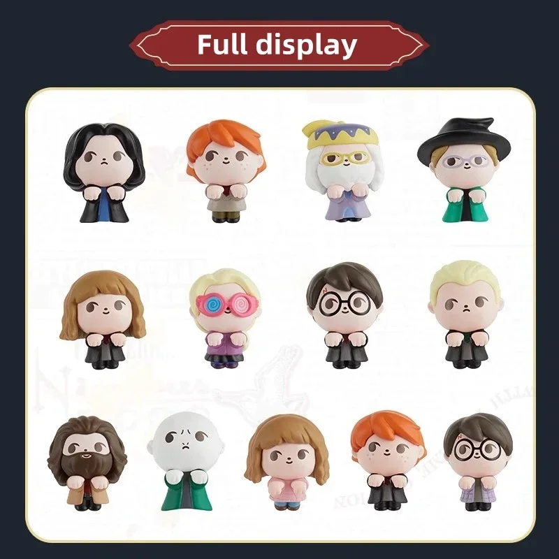 Harry Potter Serie Scatola cieca per bambole carine Grifondoro Hermione Ron Dumbledore Snape Modello Figura Ornamenti per cartoni animati Giocattolo regalo