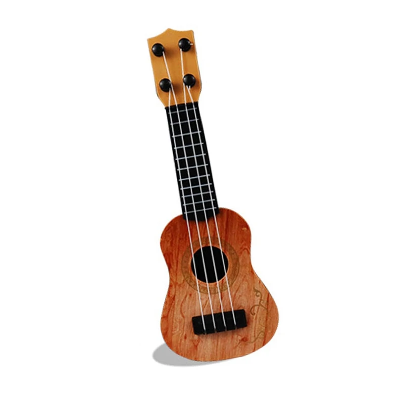 Children Guitar Toy Playable Simulation Plastic Kids Music Toy for Girls Boys Birthday Gift Without Graffiti
