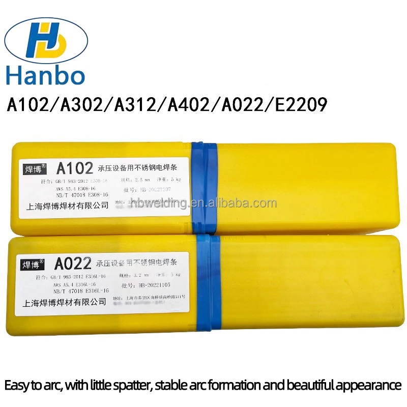Factory 304 Stainless Steel Welding Rods A102 A022 A302 AWS A5.4 E308-16 E316L-16 E309L-16 Stainless Steel Electric Welding Rods