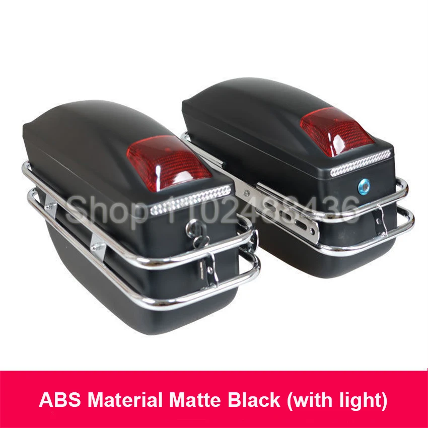 

Motorcycle Universal Modified Side Box 24L Motorcycle Side Boxs Luggage Tank Tail Tool Bag For Kawasaki/Honda/Yamaha/Suzuki