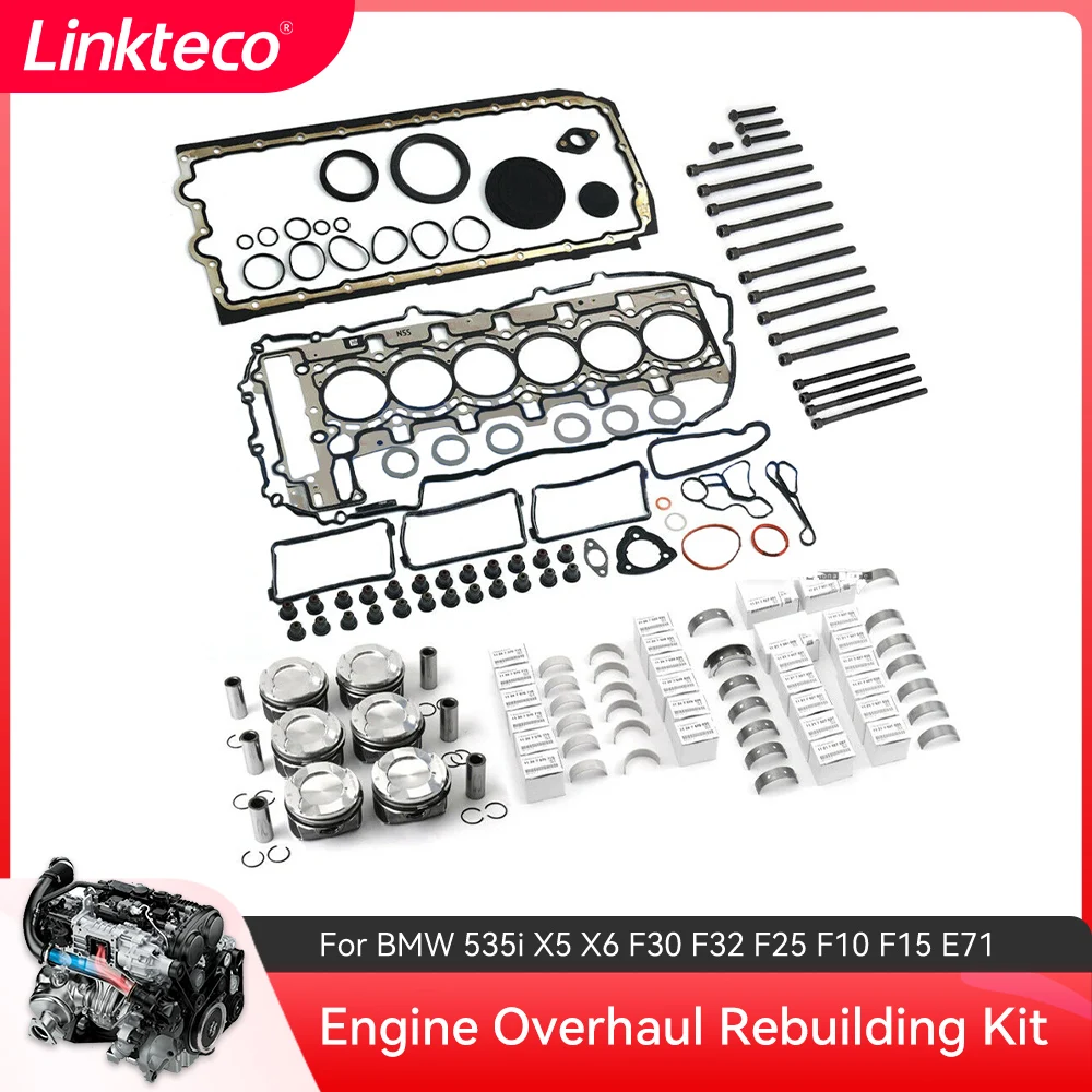 

Engine Overhaul Rebuilding Kit For BMW 535i X5 X6 F30 F32 F25 F10 F15 E71 N55B30