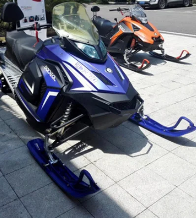 سلامة عالية 220cc الكبار المحمول الثلوج كامل الصلب الإطار البنزين الكهربائية مزدوجة التزلج زلاجات كبيرة الثلج مع جودة للبيع