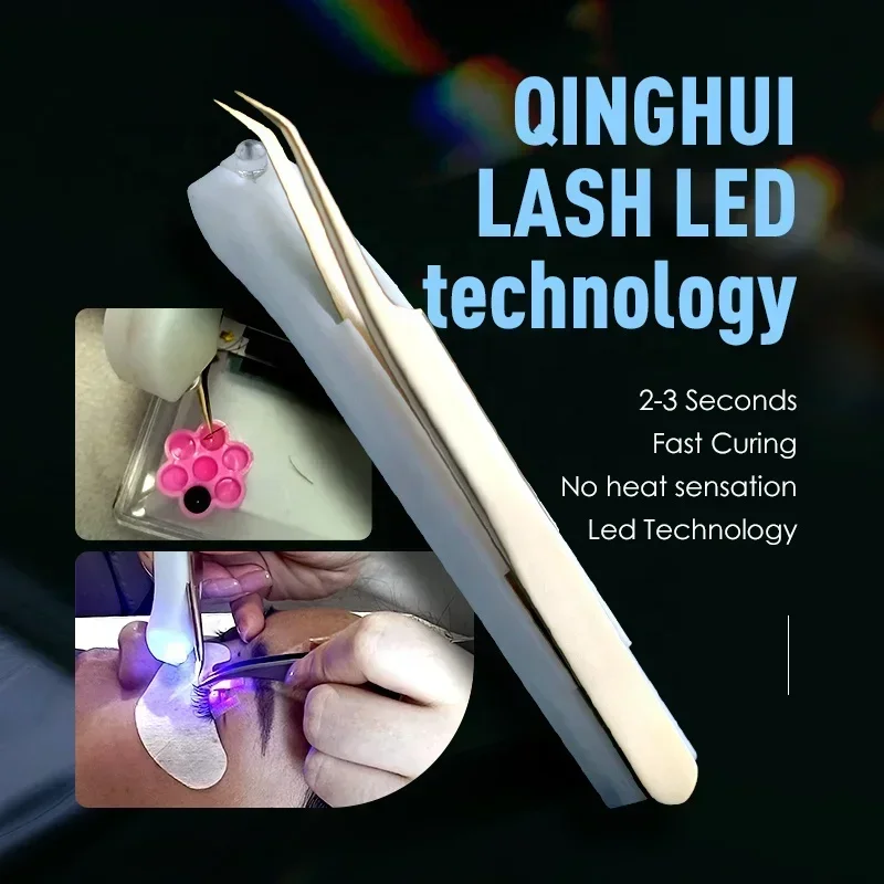 False eyelash tool tweezers Eyelash tool with UV lamp