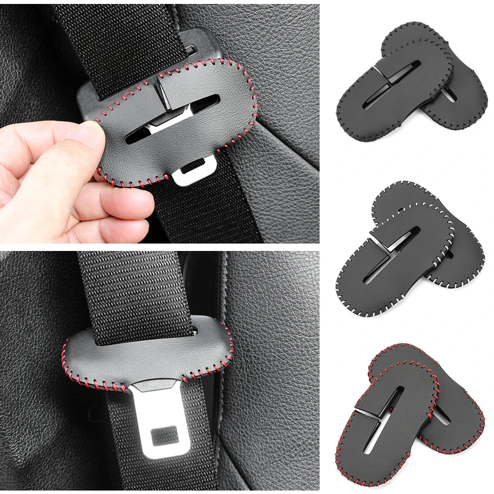 2024 Car Safety Buckle Protection Sleeve Accessories for Toyota Hilux Fortuner Land Cruiser Camry 2016 2017 2018 2019