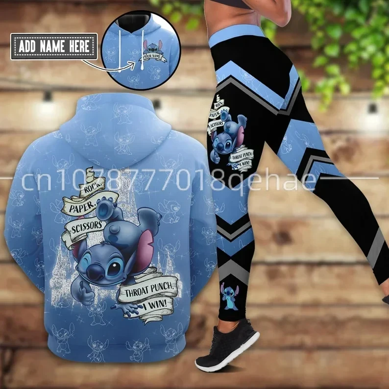 2024 Nieuwe Dames Set Sport Hoodie Yoga Broek Sport Disney Onderbroek Mode Y 2K Hoodie Vrouw Kleding