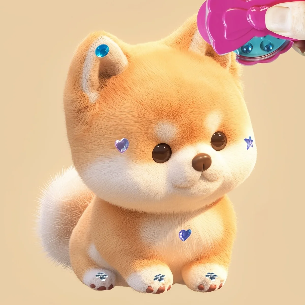 مجموعة أدوات ختم مجوهرات الشعر DIY، مجموعة راديانس مع أداة تصفيف جلام، تحميل النقر اللامع على أي شيء #6